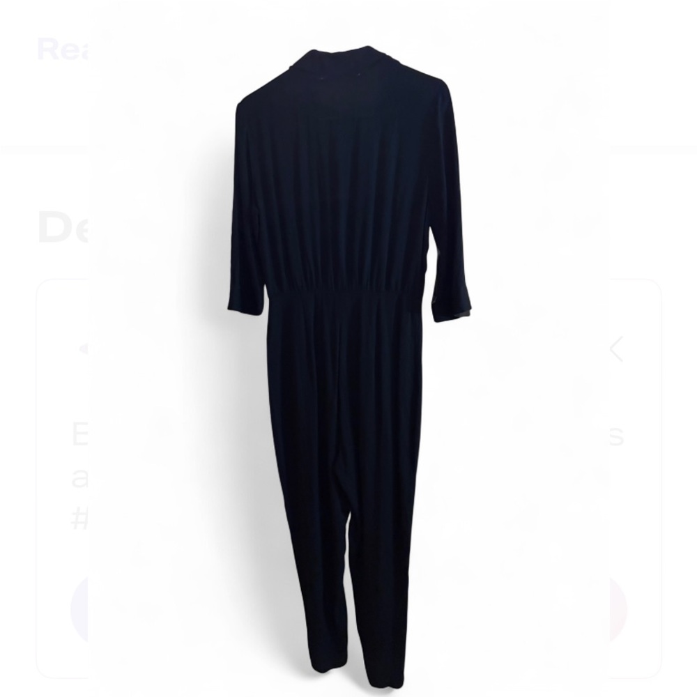 Dynamite Classic Black Jumpsuit - Picture 3 of 5